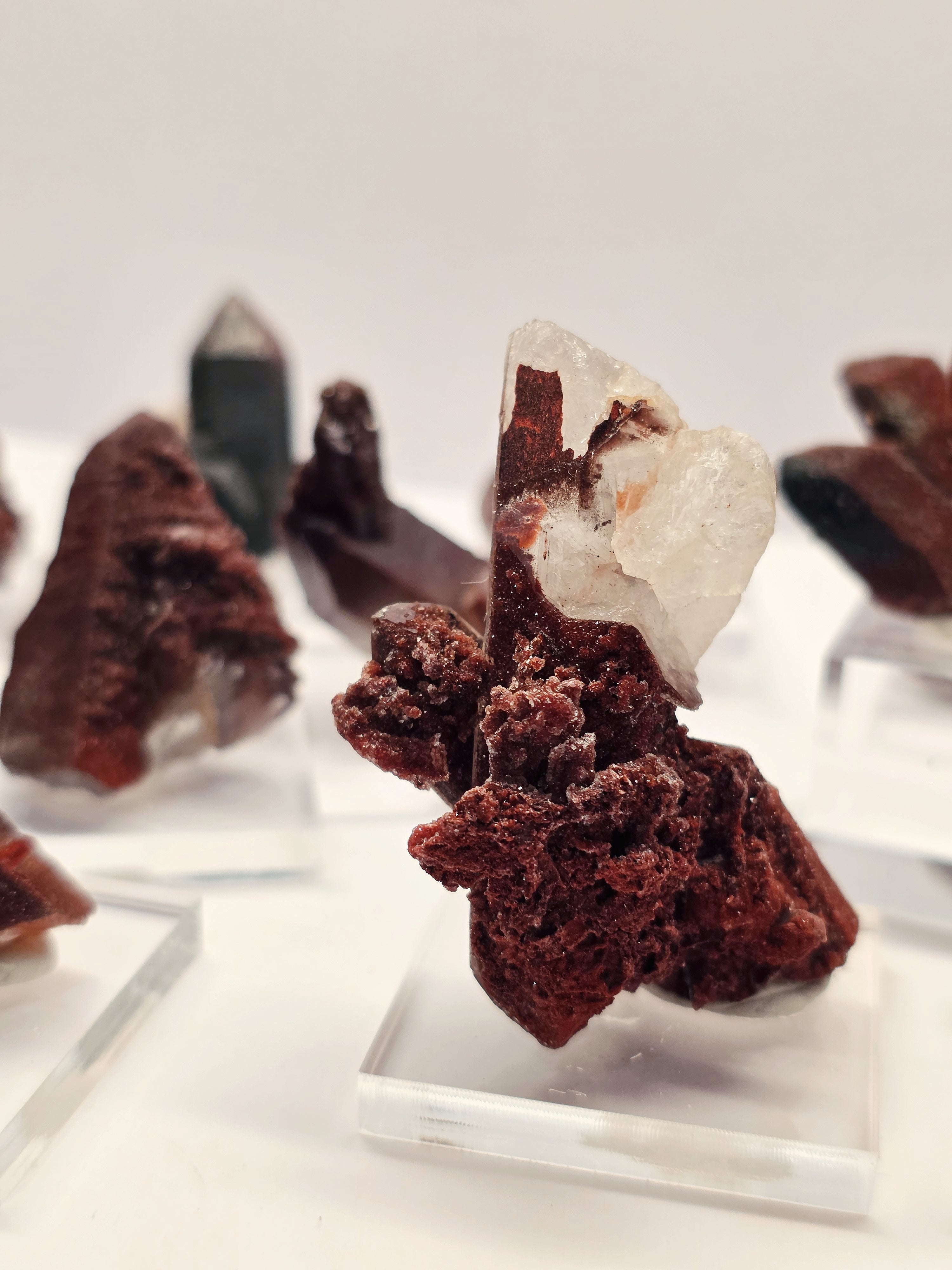 Hematite Quartz • Mibladen, Morocco